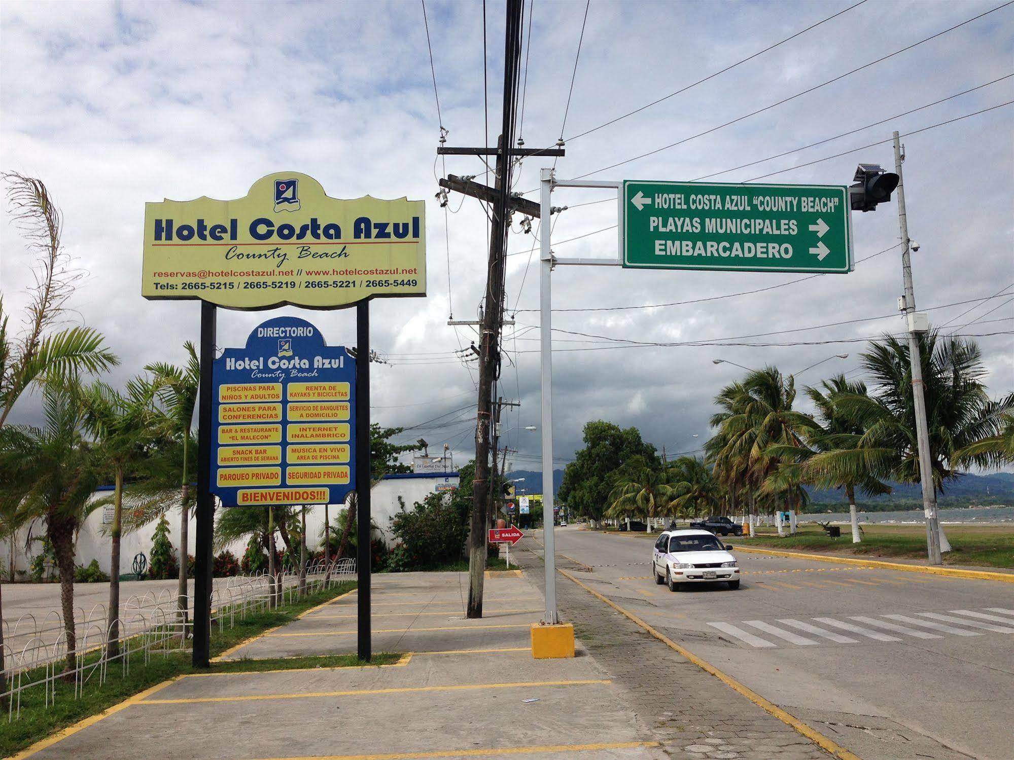 Hotel Costa Azul County Beach Puerto Cortes Bagian luar foto